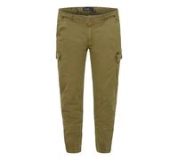 Cargohose BLEND "Cargohose BHNAN Big & Tall", Herren, Gr. 48, Länge 34, grün (martini olive), Obermaterial: 98% Baumwolle CO. 2% Elasthan EL., Hosen Cargohose (66390062-48) martini olive