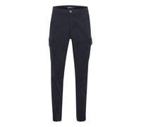 Cargohose BLEND "BHNan", Herren, Gr. 28, Länge 32, schwarz navy blau, Web, 98% Baumwolle, 2% Elasthan, unifarben, regular fit normal, Hosen Cargohose, Klassische Cargohose (63364018-28) schwarz navy b