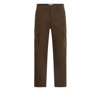 Cargohose BLEND "BHNATAN CARGO", Herren, Gr. 34, Länge 30, slate schwarz, Twill, 98% Baumwolle, 2% Elasthan, unifarben, Basic, weit normal, Hosen, Moderne Cargohose mit Taschen (16519423-34) slate sch