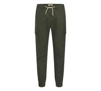 Cargohose BLEND "Cargohose BHSellini", Herren, Gr. 32, Länge 34, grün (dusty grün), Obermaterial: 98% Baumwolle CO. 2% Elasthan EL., Hosen Cargohose (60281717-32) dusty grün