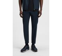 Cargohose BOSS GREEN "T Urbanex-CargoLight", Herren, Gr. 56, N-Gr, blau (dunkelblau402), Web, Obermaterial: 100% Elastomultiester, unifarben, gerade, unten schmal lang, Hosen Cargohose, mit elastische