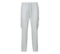 Cargohose BOSS GREEN "T Urbanex-CargoLight", Herren, Gr. 56, N-Gr, grau (light, pastel grau054), Web, Obermaterial: 100% Elastomultiester, unifarben, gerade, unten schmal lang, Hosen Cargohose, mit el