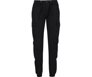 Cargohose BRANDIT "Brandit Brandit Women Melina Pants", Damen, Gr. 3XL, US-Größen, schwarz, 98% Baumwolle, 2% Elasthan, unifarben, loose fit, Hosen Cargohose (98164837-XXXL) schwarz