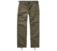 Cargohose BRANDIT "Brandit Damen Ladies BDU Ripstop Trouser", Damen, Gr. 27, Normalgrößen, olive, 100% Baumwolle, normal, Hosen Cargohose (25014927-27) olive