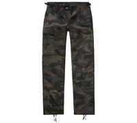 Cargohose BRANDIT "Brandit Damen Ladies BDU Ripstop Trouser", Damen, Gr. 28, Normalgrößen, grün (schwarzcamo), 100% Baumwolle, normal, Hosen Cargohose (86643169-28) schwarzcamo
