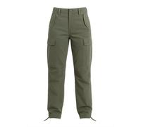 Cargohose BRANDIT "Brandit Damen Ladies M-65 Cargo Pants", Damen, Gr. 32, Normalgrößen, grün (olive), 100% Baumwolle, unifarben, loose fit, Hosen Cargohose (17592358-32) olive