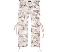 Cargohose BRANDIT "Brandit Damen Ladies M-65 Cargo Pants", Damen, Gr. 33, Normalgrößen, grün (candy camo), 100% Baumwolle, unifarben, loose fit, Hosen Cargohose (44441556-33) candy camo