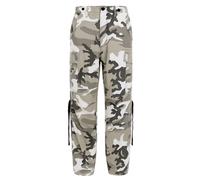 Cargohose BRANDIT "Brandit Herren M-65 Vintage Cargo Pants", Herren, Gr. S, US-Größen, grün (snowcamouflage), 100% Baumwolle, loose fit, Hosen Cargohose (41638707-S) snowcamouflage