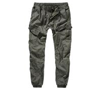 moderne Brandit Herren Jeans Stretch Kordelzug Reißverschluss mit Baumwolle Khaki 3XL