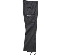 Cargohose BRANDIT "Brandit Herren Security Ranger Cargo Pants", Herren, Gr. S, US-Größen, schwarz, 80% Polyester, 20% Baumwolle, unifarben, loose fit, Hosen Cargohose (82364514-S) schwarz