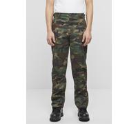 Cargohose BRANDIT "Brandit Herren US Ranger Cargo Pants", Herren, Gr. 7XL, US-Größen, grün (olive camouflage), 65% Polyester, 35% Baumwolle, loose fit, Hosen Cargohose (40426555-7XL) olive camouflage