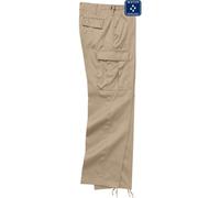 Cargohose BRANDIT "Brandit Herren US Ranger Cargo Pants", Herren, Gr. S, US-Größen, beige, 65% Polyester, 35% Baumwolle, loose fit, Hosen Cargohose (90953126-S) beige