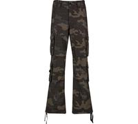 Cargohose BRANDIT "Brandit Herren Vintage Cargo Pants", Herren, Gr. 3XL, US-Größen, schwarzcamo, 100% Baumwolle, loose fit, Hosen Cargohose (29213134-XXXL) schwarzcamo