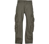 Cargohose BRANDIT "Brandit Herren Vintage Cargo Pants", Herren, Gr. XXL, US-Größen, olive, 100% Baumwolle, loose fit, Hosen Cargohose (29945818-XXL) olive