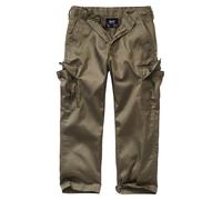 Cargohose BRANDIT "Brandit Kids US Ranger Trouser", Mädchen, Gr. 122/128, Normalgrößen, olive, 80% Polyester, 20% Baumwolle, normal, Hosen Cargohose (33369514-122) olive