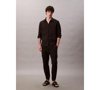 Cargohose CALVIN KLEIN JEANS "PLL ON SKNNY CRG RPS", Herren, Gr. M, N-Gr, schwarz, Web, Obermaterial: 58% Baumwolle, 39% Polyester, 3% Elasthan, unifarben, casual, regular fit lang, Hosen, Mit elastis