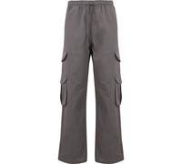 Cargohose DEF "DEF DEF Pure Cargopants", Herren, Gr. M, US-Größen, grau, 100% Baumwolle, unifarben, normal, Hosen Cargohose (74427611-M) grau