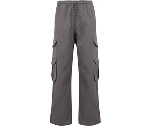 Cargohose DEF "DEF DEF Pure Cargopants", Herren, Gr. M, US-Größen, grau, 100% Baumwolle, unifarben, normal, Hosen Cargohose (74427611-M) grau