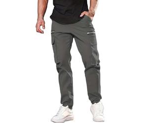 Cargohose für Herren UK - Jogginghose für Herren - leichte Trainingshose, Activewear-Hose, Sweathose, Trainingshose, atmungsaktive Jogginghose, lässige Business-Hose mit mehreren Taschen, XXXL,