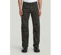 Cargohose G-STAR "3D Regular Straight Cargohose", Damen, Gr. 30, Länge 34, asfalt gd, Obermaterial: 50% Baumwolle, 47% Baumwolle, 3% Elasthan, Hosen Cargohose (62497315-30) asfalt gd