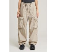 Cargohose G-STAR "Balloon Cargo High Waist Hose", Damen, Gr. 28, Länge 34, dk brick, Obermaterial: 100% Baumwolle, Hosen Cargohose (74026826-28) dk brick