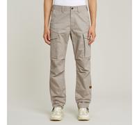 Cargohose G-STAR "Core Regular Cargo", Herren, Gr. 32, Länge 32, toggee, milk dobby, Web, Obermaterial: 88% Baumwolle, 9% Hanf, 3% Elasthan, straight fit lang, Hosen Cargohose (90805158-32) toggee, mi