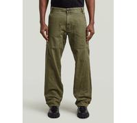 Cargohose G-STAR "Fatigue Cargo Pants", Damen, Gr. 35, Länge 32, shadow olive gd, Obermaterial: 70% Baumwolle, 30% Baumwolle, Hosen Cargohose (89219700-35) shadow olive gd