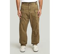 Cargohose G-STAR "Fatigue Cargo Pants", Herren, Gr. 28, Länge 30, overdye desert palm gd, Obermaterial: 70% Baumwolle, 30% Baumwolle, Hosen Cargohose (45666924-28)