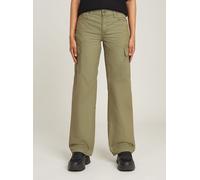 Cargohose G-STAR "Judee Cargohose", Damen, Gr. 30, Länge 34, ensis grün gd, Obermaterial: 70% Baumwolle, 30% Baumwolle, Hosen Cargohose (72373008-30) ensis grün gd