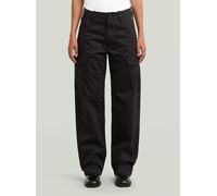 Cargohose G-STAR "Loose Cargohose", Damen, Gr. 32, dk schwarz, Obermaterial: 97% Baumwolle, 3% Elasthan, Hosen Cargohose (93872417-32) dk schwarz