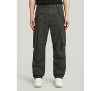 Cargohose G-STAR "R-3N Regular Straight Cargohose", Herren, Gr. 31, Länge 34, asfalt, Obermaterial: 100% Baumwolle, Hosen Cargohose (48924466-31) asfalt