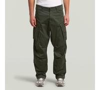 Cargohose G-STAR "Rovic 3D Relaxed", Herren, Gr. 33, Länge 32, asfalt, Web, Obermaterial: 97% Baumwolle, 3% Elasthan, unifarben, loose fit lang, Hosen Cargohose, Low Waist, Baumwoll-Mix mit Stretch-An