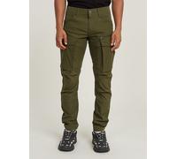 Cargohose G-STAR "Rovic Zip 3D Regular Tapered Hose", Damen, Gr. 28, Länge 32, shadow olive, Obermaterial: 57% Polyester, 43% Elastomultiester, Hosen Cargohose (46204463-28)