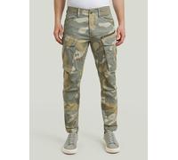 Cargohose G-STAR "Rovic Zip 3D Regular Tapered Hose", Herren, Gr. 32, Länge 32, lt orphus xl summer camo, Obermaterial: 60% Baumwolle, 40% Baumwolle, Hosen Cargohose (99121846-32) lt orphus xl summer