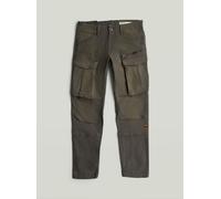 Cargohose G-STAR "Rovic Zip 3D Regular Tapered Hose", Herren, Gr. 33, Länge 30, grau (vintage dust asfalt gd), Obermaterial: 50% Baumwolle, 48% Baumwolle, 2% Elasthan, Hosen Cargohose (91331321-33) vi