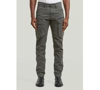 Cargohose G-STAR "Rovic Zip 3D Regular Tapered Hose", Herren, Gr. 33, Länge 36, asfalt, elephant skin, Obermaterial: 100% Baumwolle, Hosen Cargohose (41769125-33) asfalt, elephant skin