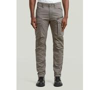 Cargohose G-STAR "Rovic Zip 3D Regular Tapered Hose", Herren, Gr. 34, Länge 34, turf, elephant skin, Obermaterial: 100% Baumwolle, Hosen Cargohose (87789010-34) turf, elephant skin