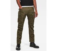 Cargohose G-STAR "Rovic Zip 3D Tapered Pant", Herren, Gr. 30, Länge 32, grün (olivgrün), Web, Obermaterial: 97% Baumwolle, 3% Elasthan, unifarben, normal lang, Hosen Cargohose, Tapered Fit (29592941-3