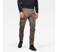 Cargohose G-STAR "Rovic Zip 3D Tapered Pant", Herren, Gr. 36, Länge 36, grau, Web, Obermaterial: 97% Baumwolle, 3% Elasthan, unifarben, normal lang, Hosen Cargohose, Tapered Fit (99412000-36) grau
