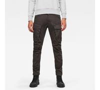 Cargohose G-STAR "Rovic Zip 3D Tapered Pant", Herren, Gr. 36, Länge 36, schwarz, Web, Obermaterial: 97% Baumwolle, 3% Elasthan, unifarben, normal lang, Hosen Cargohose, Tapered Fit (68943239-36) schwa