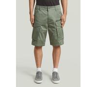 Cargohose G-STAR "Rovic Zip Relaxed Shorts", Herren, Gr. 30, grün (lt orphus), Obermaterial: 97% Baumwolle, 3% Elasthan, Hosen Cargohose (71513262-30) lt orphus