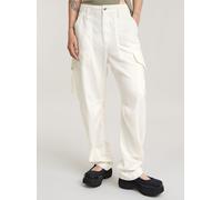 Cargohose G-STAR "Soft Outdoors Hose", Damen, Gr. 25, lt chalk gd, Obermaterial: 50% Baumwolle, 50% Baumwolle, Hosen Cargohose (60636353-25) lt chalk gd