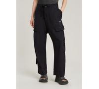 Cargohose G-STAR "Summer Snow Cargohose", Damen, Gr. 24, Länge 32, dk schwarz gd, Obermaterial: 50% Baumwolle, 50% Baumwolle, Hosen Cargohose (52677954-24) dk schwarz gd