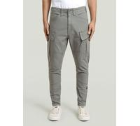 Cargohose G-STAR "Zip Pocket 3D Skinny Cargohose 2.0", Herren, Gr. 30, Länge 34, grau (orphus), Obermaterial: 50% Baumwolle, 48% Baumwolle, 2% Elasthan, Hosen Cargohose (35499721-30) orphus