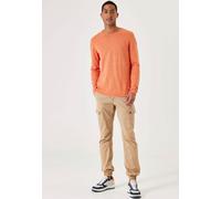 Cargohose GARCIA, Herren, Gr. 30, N-Gr, beige (hessian (beige)), Obermaterial: 98% Baumwolle, 2% Elasthan, knöchellang, Hosen Cargohose (75905643-30)