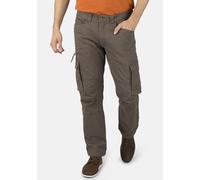 Cargohose HERO BY JOHN MEDOOX "CALGARY Stretchtwill Cargohose", Herren, Gr. 38, Länge 32, braun (mountain shale), Twill, 97% Baumwolle, 3% Elasthan, gerade lang, Hosen Cargohose, Outdoorhose Casual Tw