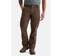 Cargohose HERO BY JOHN MEDOOX "TORONTO Cargohose", Herren, Gr. 40, Länge 32, braun (khaki), Twill, 100% Baumwolle, gerade normal, Hosen Cargohose, HERO by John Medoox TORONTO Zip-off Cargohose Herren 