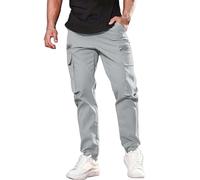 Cargohose Herren Baggy Camouflage Druck - Arbeitshosen Männer Stretch Cargo Hose Stoffhose Kordelzug Taille Lang Baggy Hosen Herren Stretch Cargohose Herren w40 Arbeitshose Lang Herren