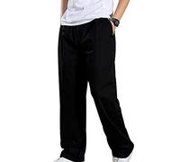 Cargohose Herren Freizeithose Herren Lang Cargo Hose Mens Cargo Pants Herr Cargo-Hosen Combat Cargo Cargo+Pants Hose Cargo Männer Hosen Cargo Jogging Pant Baggy Weite Herren-Cargohosen Schwarz 5XL