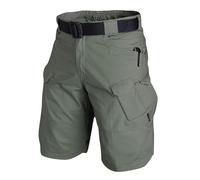 Cargohose Herren Kurz Hosen Knielang Shorts Arbeitsshorts mit Reißverschluss Taschen Sommer Arbeitshosen Lässig Shorts Baggy Radlerhose Sporthose Outdoor Fahrradhose Wanderhose(#H Green,XL)